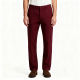 Burgundy Pinstripe Tailored Pants