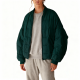 Dark Green Oversized Puffer Jacket