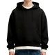 Black Pullover Hooded Sweatshirt